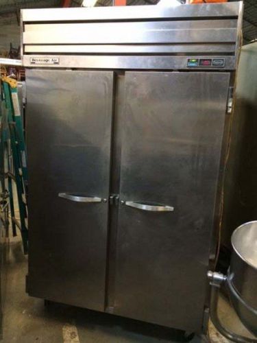 Beverage air 2 solid door reach-in freezer for sale