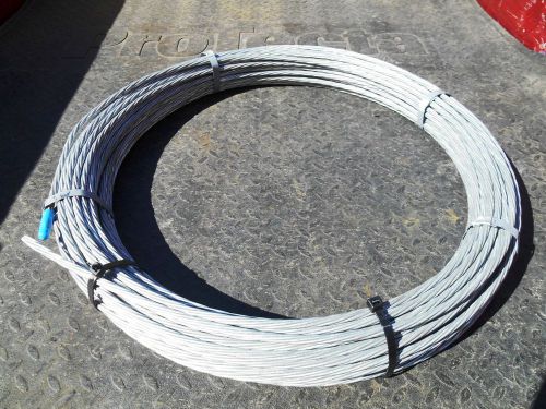 250’ COIL NATIONAL 3/8” EXTRA HIGH STRENGTH, 7 WIRE CLASS “A” ASTM-A475 - NEW