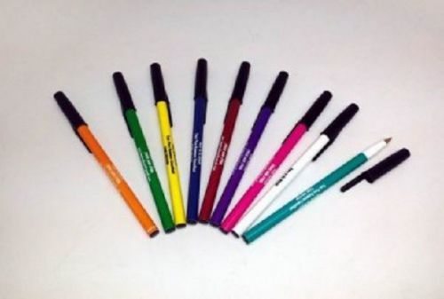 Wholesale Lot of 2000-Misprint Plastic Stick Pens Item#110214-Less then $.04/ea