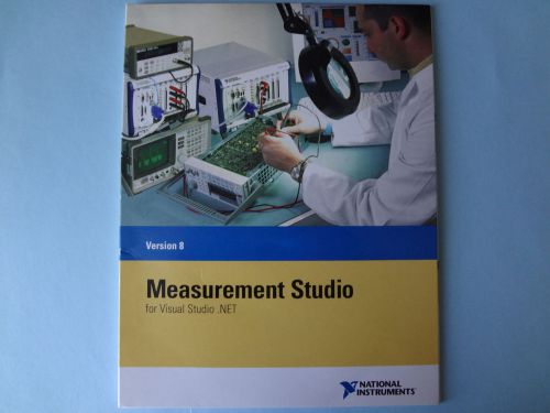 National Instruments Measurement Studio Ver.8.0 Software Four CD with Certificat