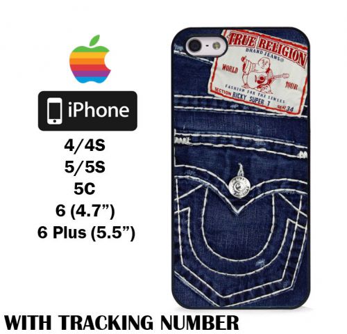 New Model Jeans True Religion Hard iPhone 4 4S 5 5S 5C 6 6 Plus Case Cover