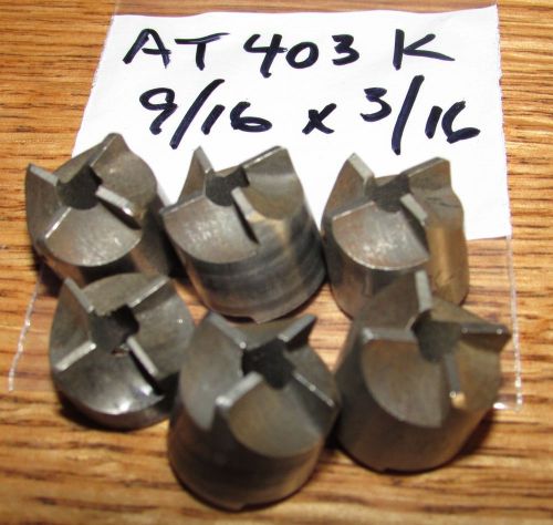 6 BACK SPOTFACER COUNTERSINK AT403-K 9/16 x 3/16 Cutters (Ati Snap-On)