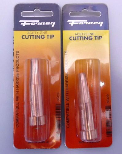 2 forney 60429 cutting tip medium duty harris style oxy acetylene size 2 for sale