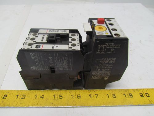 Ge general electric cr7ca-10 cr7ca contactor 3-p 25a 120v coil w/overload relay for sale