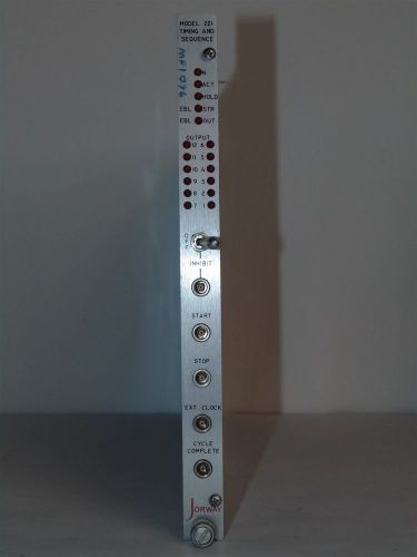 JORWAY MODEL 221-X TIMING AND SEQUENCE MODULE (R14-12)