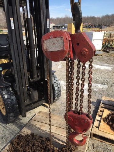 Coffing manual 12 ton chain hoist ? 50&#039; lift ? for sale