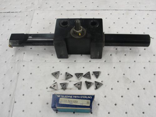 Dorian internal threading bar/ aloris ca41 holder/ 20 carbide threading inserts for sale