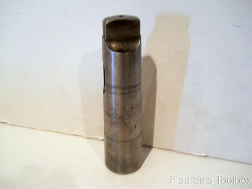 Used Union Twist Drill Co. Steel Morse Taper #4 Socket to #5 Shank Adapter