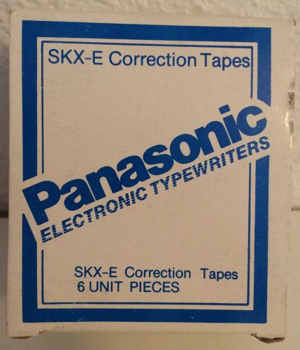 NOS NEW BOX OF 6 PANASONIC ELECTRONIC TYPEWRITER SKX-E CORRECTION TAPES