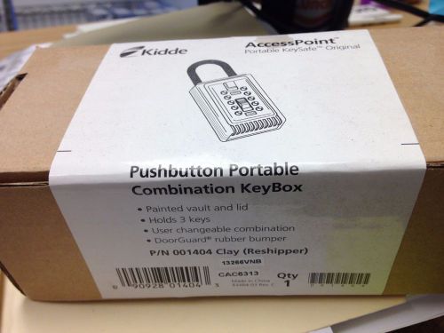 Kidde access point pushbutton portable combination keybox for sale
