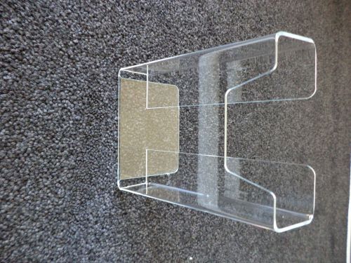 Clear Acrylic Countertop 4&#034; Wide Brochure Holder Display Lot of 10 NEW