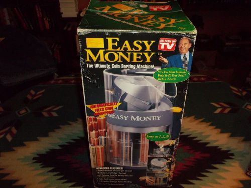 As Seen On T.V. Vintage &#034;Easy Money&#034; Coin Sorting Machine