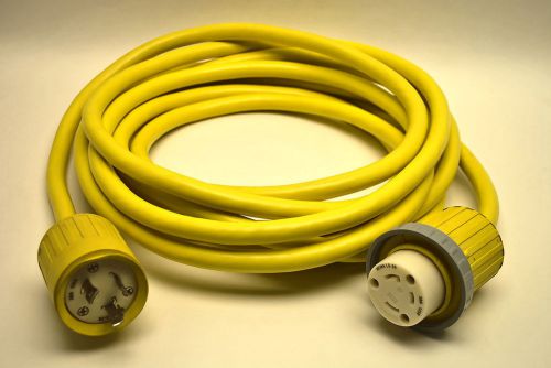 Bryant 25 ft marine locking extension cord corrosion resistant 30amp 125volt for sale