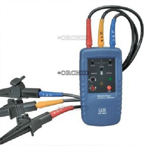 Indicator Tester Three CATIII 1~400V DT-902 AC 600V CEM Motor &amp; 3 Phase lswd