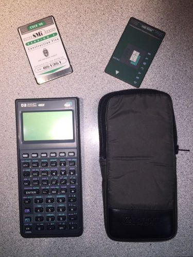 HP 48GX Graphing Calculator With SMI Construction 5 Software &amp; 1 MB HP RAM Card