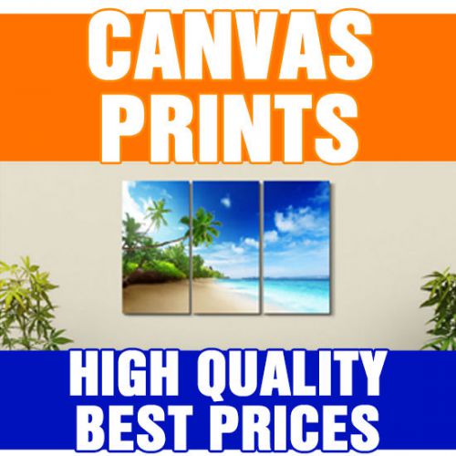 Custom printed canvas picture wrap w/ your design 36&#034; x 36&#034; standard .75&#034; thick for sale
