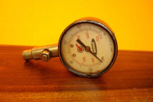 Vintage acme gauge psi  0 - 700 kpa air pressure gauge pre owned &amp; working for sale