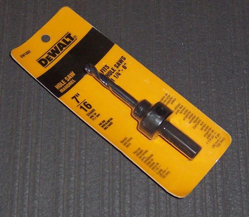 Dewalt dw1802 7/16-inch mandrel for 1-1/4-inch to 6-inch hole saws for sale