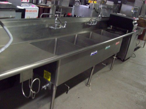 4 BAY COMMERCIAL SINK  COMMERCIAL