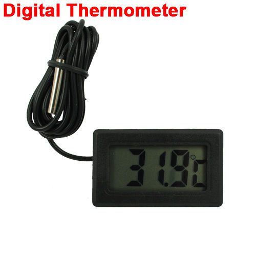 Digital Thermometer Black