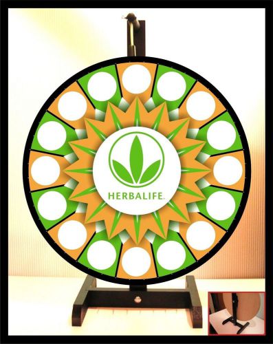 Prize wheel 18&#034; spinning tabletop portable herbalife for sale