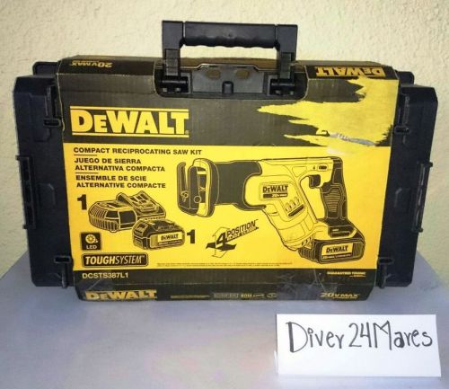 Dewalt DCS387 20V Li-Ion Cordless Reciprocating Saw Tough System Case NEW