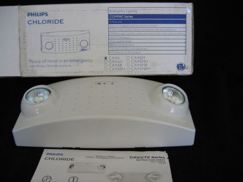 Philips Chloride Emergency Light CAX6 6V 12W White
