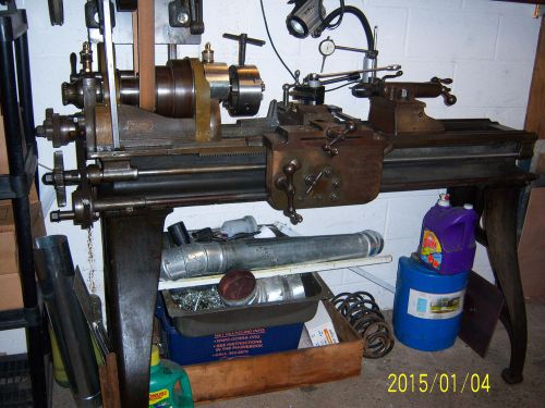 Antique Working Lathe © 1880&#039;s F. E. Reed, Belt Driven