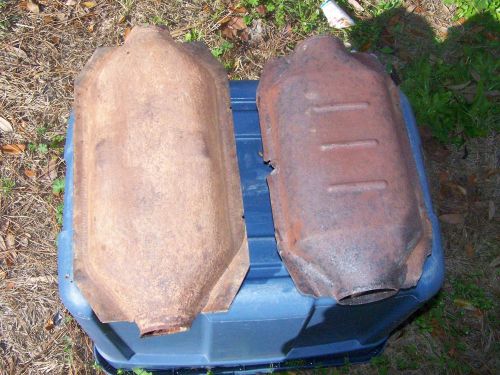 TWO SCRAP CATALYTIC CONVERTERS