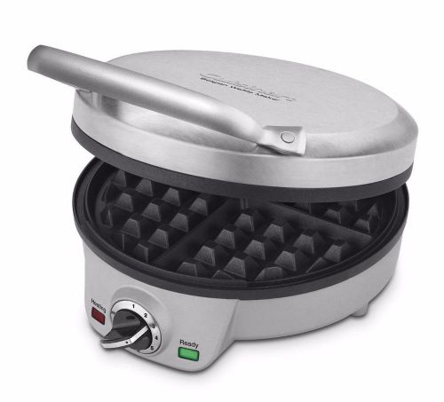 Cuisinart Waffle Maker Brushed Stainless Steel Cooking Kitchen Home Appliance
