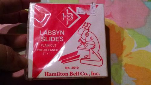 LABSYN SLIDES HAMILTON BELL CO., Plain Cut 3 X 1&#034; 1/2 Gross --SHIPS IN 1 DAY