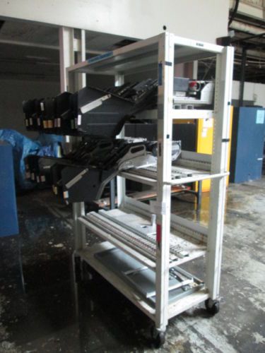 Feeder carts for multi and non multi pitch gsm high speed pcb placement machines for sale