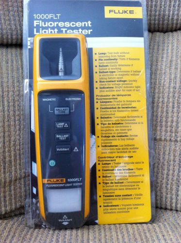 Fluke 1000flt fluorescent light tester yellow magnetic electronic new in box for sale