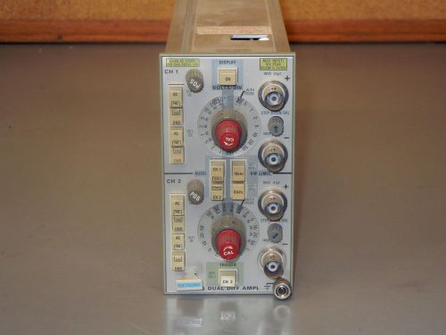 Tektronix dual diff. amp. for oscilloscope, module 5a26 for sale