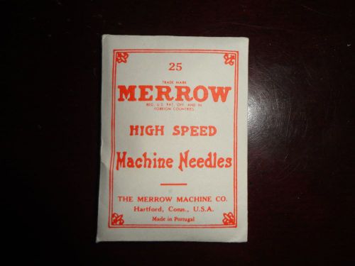 MERROW CURVED  SEWING MACHINE NEEDLES No. 3 SDF Vintage Needles NOS
