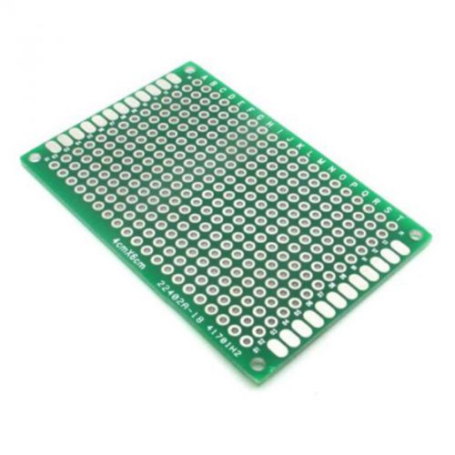 Valuable 5x double side prototype pcb bread board tinned universal 40x60mm spca for sale