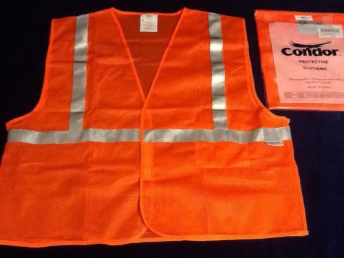 Highway Road Worker Reflective Visibility Vest Traffic Safety Running XXL
