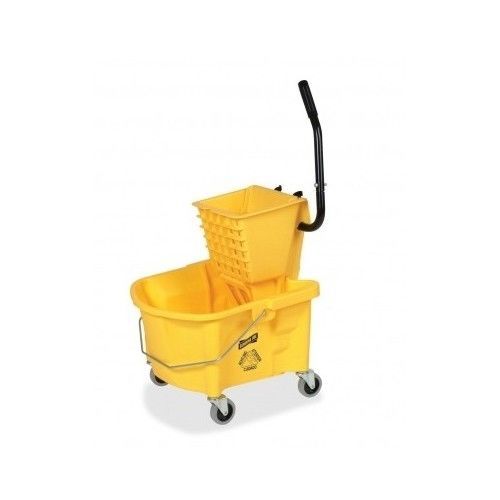 Rubbermaid fg738000yel mop bucket and wringer combo 31 qt. yellow for sale
