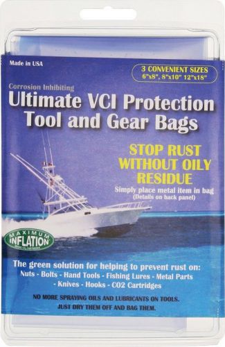 Leland VCI Corrosion Resistant Bags LEL03 Contains three bags: 6&#034; x 8&#034;; 8&#034; x 10&#034;