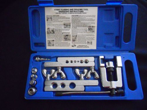 UNIWELD Heavy Duty Flaring &amp; Swaging Tool Kit NEW IN A BLUE CASE