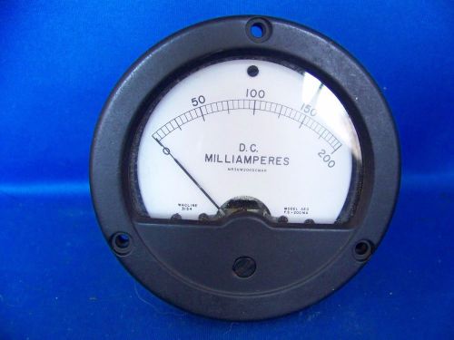 Wacline D.C. millampers gauge model AED steampunk
