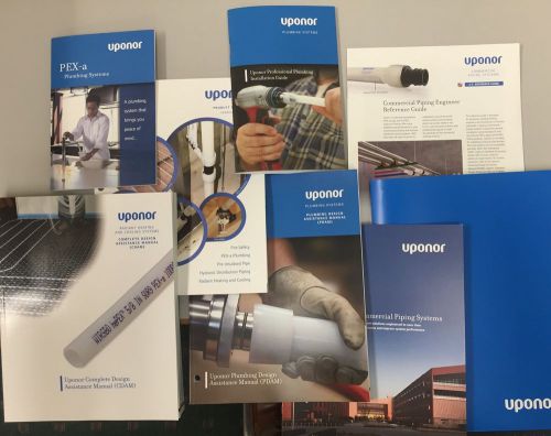Uponor (Wirsbo) CDAM, PDAM, Catalogs Install Guides Plumbing Radiant ProPex