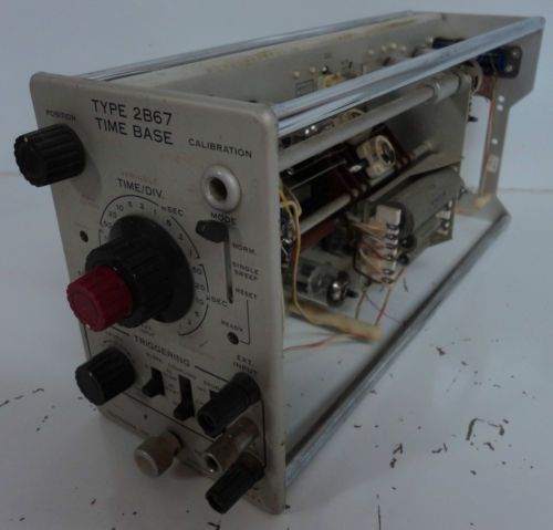 TekTronix Type 2B67 Time Base for 560 Series Oscilloscopes Ham Radio Collector