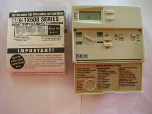 Lux tx500 smart temp electronic thermostat for sale