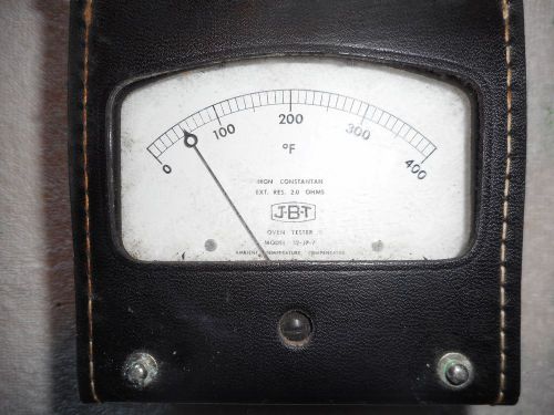 Vintage JBT Oven Tester Model 32-JP-7 Instruction And Case Tag West Penn Power
