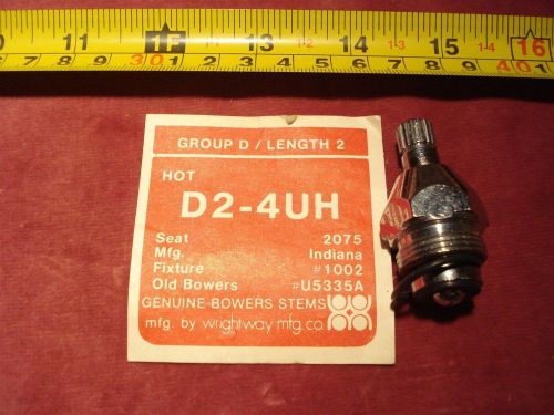 (2390.)Replacement Faucet Stem for Indiana Brass D2-4UH