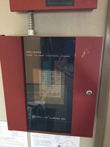 Fire Lite Alarm Control Panel MS 4424  and Ademco Fire Alarm Communicator 5110XM