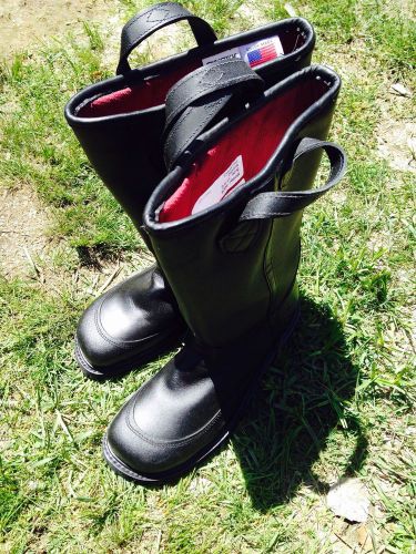 Crosstech leather fire fighting boots for sale