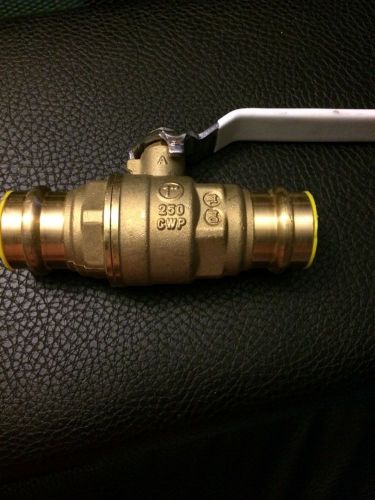 1&#034; brass rub ball valve 250 cwp