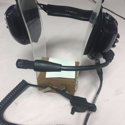 Motorola bdn 6645 headset w/ radio cord for ht1000, mts2000, xts portables for sale
